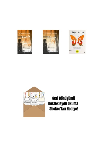 Aklımda Hep Sen Midi Boy + Aklımda Hep Sen + Yaz + Okuma Sticker'ları