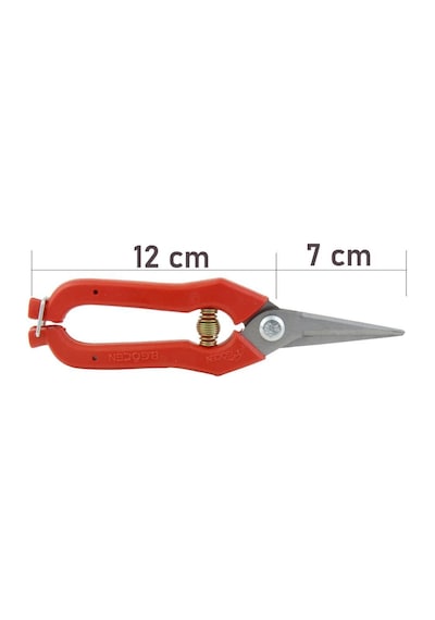 Göcen Narenciye Üzüm Bağ Budama Makası Düz Uçlu 19 Cm Yeni N11.460