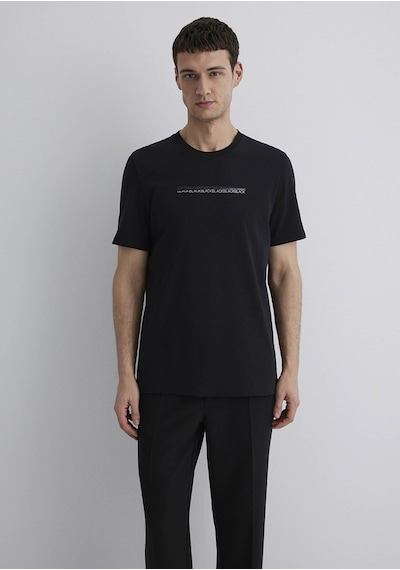 Mavi Siyah Erkek T-shirt M0612647-900 Siyah