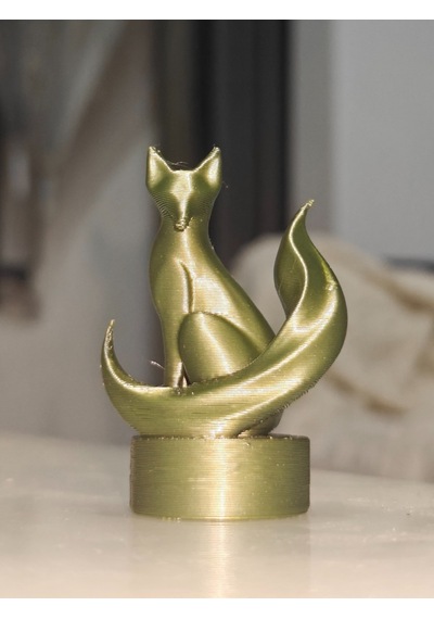 Mini Tilki Minimal Ev Dekorasyonu İçin Hediyelik Dekoratif Obje Figür 13cm