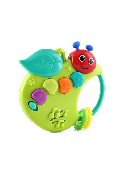 Eğlenceli Elma Tırtılı - Işıklı Müzikli Diş Kaşıyıcı Ve Çıngırak 4 Adet