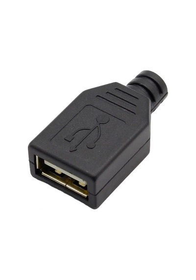 Ic-265f Usb A Tip Seyyar Kapaklı Dişi Usb Soketi