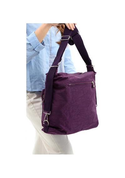 Ultra Hafif Hem Sırt Hem Omuz Kadın Çantası Mor Model: 571-5b - Mor