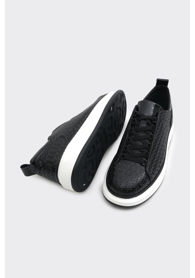 Derinet Günlük Hakiki Deri Erkek Sneaker S.baskı S.baskı