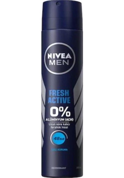 Nivea Men Fresh Active Erkek Sprey Deodorant 200 ML