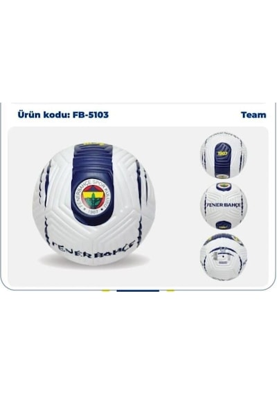 Fb-5103 Fenerbahçe Futbol Topu Team-cnt Beyaz
