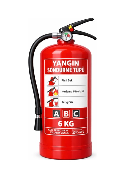 6 Kg Kkt Yangın Tüpü Dolap