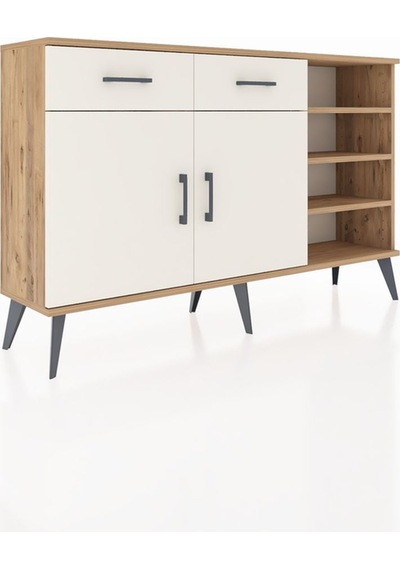 Arges Konsol 5 Raflı 2 Çekmeceli 2 Kapaklı 132x30x83 Çam-aytaşı/aytaşı Aytaşı/aytaşı Arges Konsol 5 Raflı 2 Çekmeceli 2 Kapaklı 132x30x83 Çam-aytaşı/aytaşı Aytaşı/aytaşı
