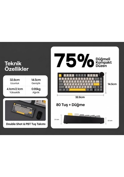 Ajazz Ak820 V2 White Peach Switch Kablosuz Manyetik Oyuncu Klavyesi 8k Hz 0.01mm Rt 0.125ms Gecikme Tft Ekran 10000mah Rgb Bluetooth 5.0 2.4ghz Usb-c Ak820 V2 - Black Gray Yellow Ajazz Ak820 V2 White Peach Switch Kablosuz Manyetik Oyuncu Klavyesi 8k Hz 0.01mm Rt 0.125ms Gecikme Tft Ekran 10000mah Rgb Bluetooth 5.0 2.4ghz Usb-c Ak820 V2 - Black Gray Yellow