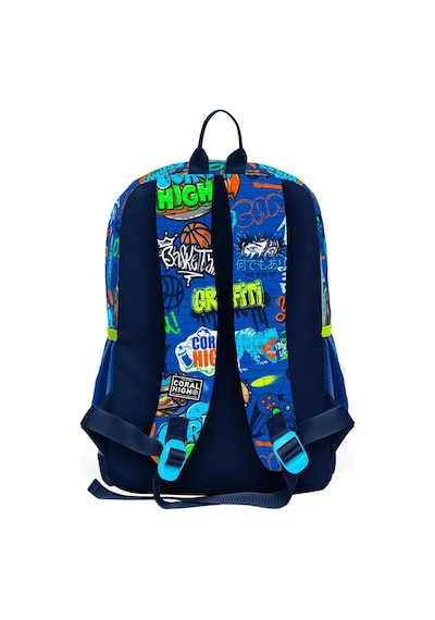 Coral High Kids Saks Grafiti Desenli 3 Lü Okul Çanta Seti Set0123767