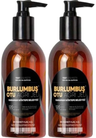 Süper Burlumbuş Otu Doğal Jeli 120ml / Burlumboosh Gel 120ml X 2 Adet