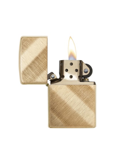 Zippo Çakmak 29675 Klasik Diagonal Weave Brass. Taşlanmış Örgü