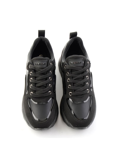 Bambi Siyah Siyah Süet Kadın Sneaker K01313003072