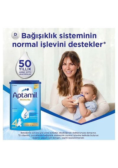 Aptamil 4 Prebiyotikli Çocuk Devam Sütü 350 G