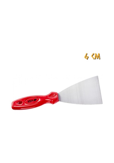 Kupa Plastik Saplı Çelik Spatula - 6 Cm.