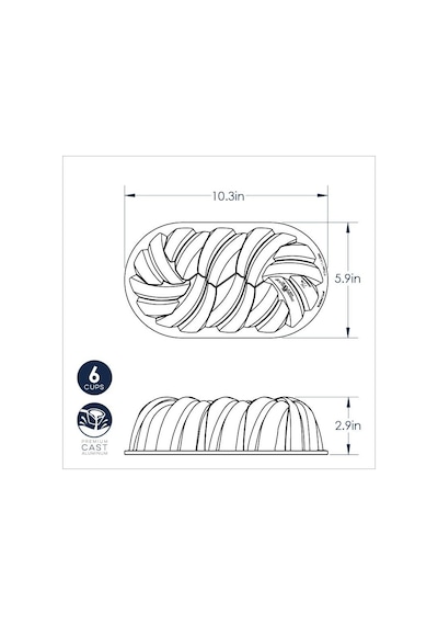 Nordicware 75. Yıl Özel Örgü Kek Kalıbı
