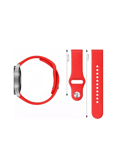 Huawei Watch Gt3 42mm / Gt2 42mm Uyumlu Yumuşak Soft Yüksek Kalite Spor Silikon Kordon