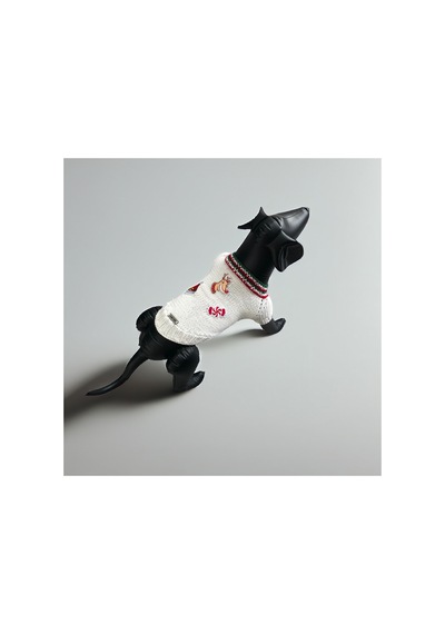 Kedi Ve Köpek İçin Beyaz Deer Candy Yeni Yıl / Noel Kazağı