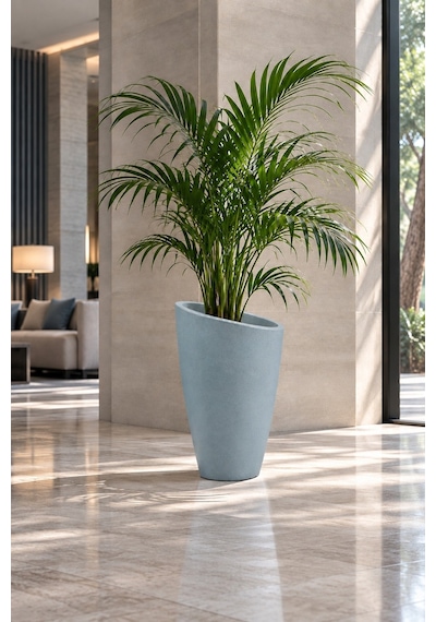 Bostann Dekoratif Saksı - Nıla 300 - 64,5l - Gri