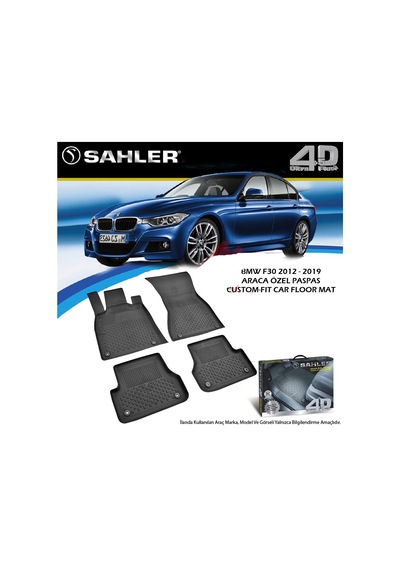 Bmw F30 Havuzlu Paspas 4.5D Sahler