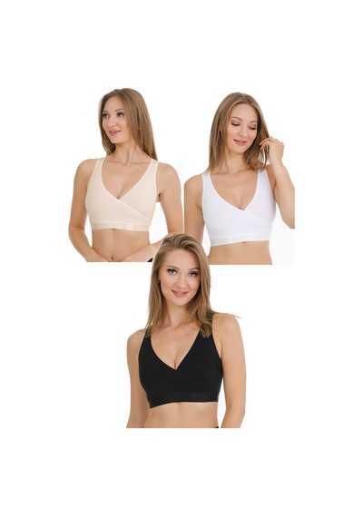 Par Lıngerıe Sporcu Emzirme Büstiyeri 3lü Set