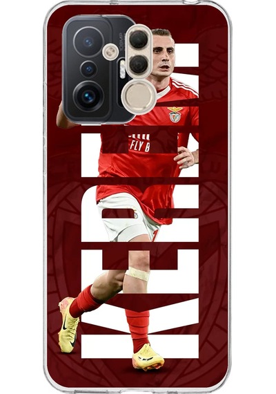 Huawei Mate 20 Lite Uyumlu Kerem Aktürkoğlu Benfica Baskılı Silikon Kılıf Renkli