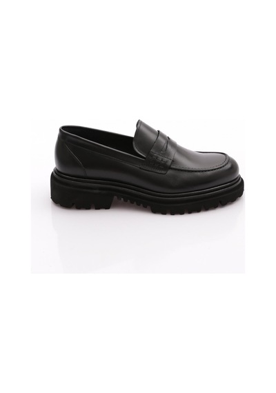 Dgn 6528 Erkek Loafer Ayakkabi Siyah