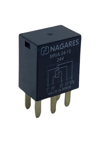 Mahle-nagares 24v Röle 5 Uçlu 10/20 A Mikro Usa Tipi 30-85-86-87-87a