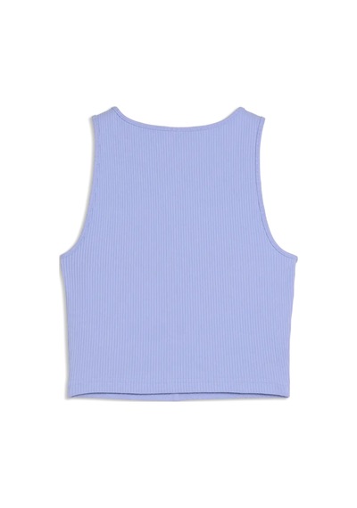 Puma Wardrobe Ess Ribbed Crop Top Mor Kadın Crop Üst