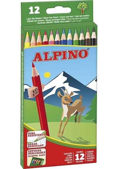 Alpino Uzun Kuru Boya 12'li AL-10654