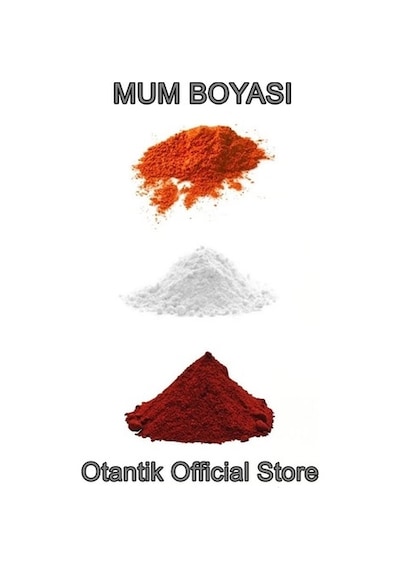 Mum Boyası Toz 3 Renk Soya,Parafin Mum %100Doğal Yağda Çözünen (527964131)