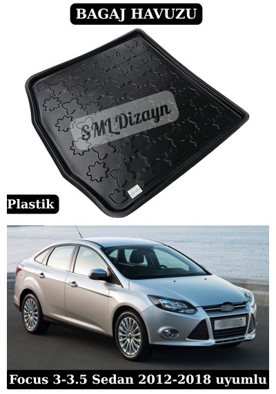 Ford Focus 3-3.5 Sedan Bagaj Havuzu 2012-2018 Plastik