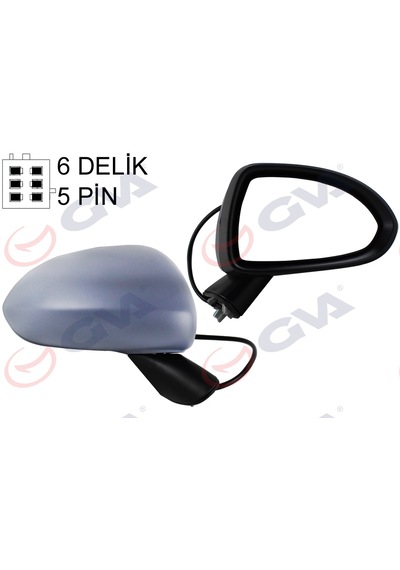 Gva 1090225 Dikiz Aynası Sağ Corsa D 06 Elektrikli+ısıtmalı+astarlı Oem 6428252-6428256-13203389
