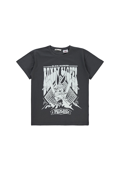 Bugs Bunny Kız Çocuk Tişört 10-13 Yaş Füme 18849177624s1 Füme