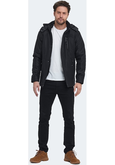 Slazenger HANKIN Erkek Mont &amp; Kaban Siyah