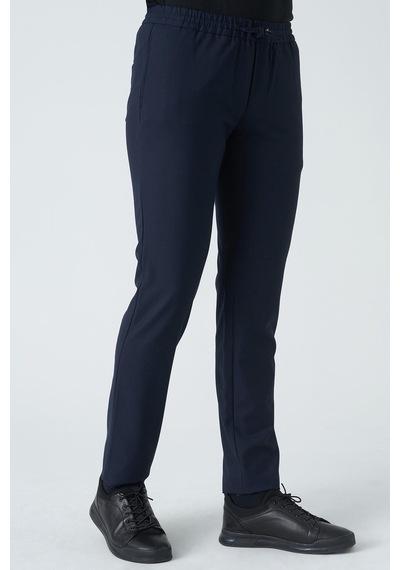 White Stone Armagh P1017 Slim Fit Likralı Jogger Pantolon Laci-laci Lacivert