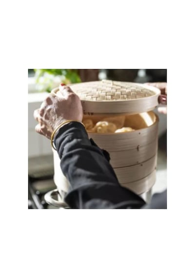Tr Klockren Buharda Pişirici, Bambu, 23 Cm Çap, 5 Lt Hacim