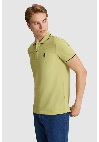 U.S. Polo Assn. U.s. Polo Assn. Erkek Çağla Tişört Basic 50326975-vr016 Cagla