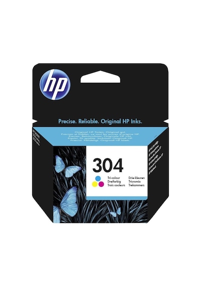 Hp 304 Üç Renkli Mürekkep Kartuşu N9k05ae - 2 Adet