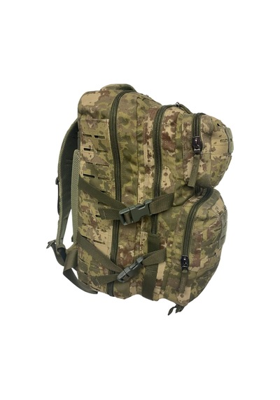 Combat Tactical Çanta Tactıcal Kamuflaj 45 Lt - 654-879 - Renksiz Çok Renkli