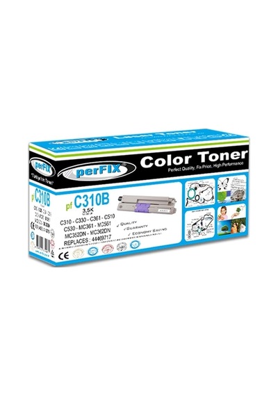 Perfıx Pf Oki C310 Siyah C330-c331-c510-c511-c530-c530-c531 3,5k