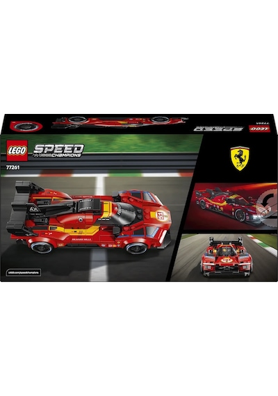 LEGO® Speed Champions Ferrari 499P 77261 - 9 Yaş ve Üzeri için Gerçekçi Detaylar İçeren Yaratıcı Oyuncak Yapım Seti (329 Parça)