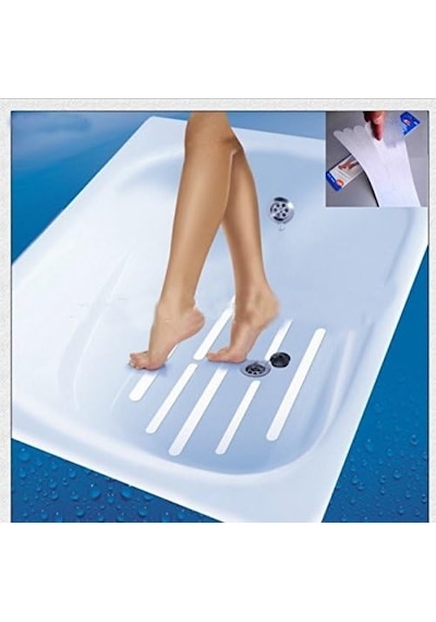 Portakal Safety Banyo Zemin Kaydırmaz Bant-beyaz