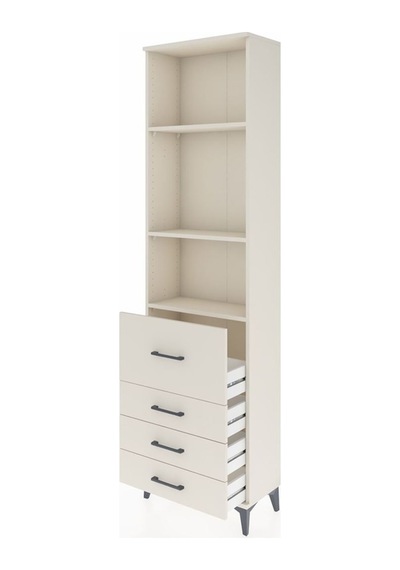 Arges Dolap 3 Raflı 4 Çekmeceli 60x30x221 Aytaşı-aytaşı Aytaşı