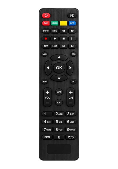 Teledünya Uyumlu Kablo Tv Yedek Uzaktan Kumandası