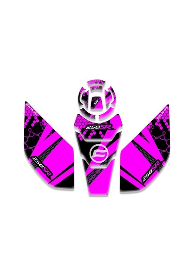 Cfmoto 250sr Uyumlu Tank Pad Set Pembe 2021-2026 Diğer