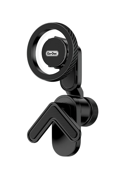 Go Des Gd-hd341 V Köşeli Ayarlanabilir Magnetik Araç İçi Telefon Tutucu Siyah