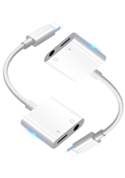 Berat Lightining Tou 3,5mm Jack Kulaklık Çevirici Şarj Kablosu Ses Aux Adaptör 1 Adet
