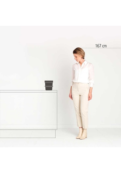 Brabantia Sort&go Lıght Grey Çöp Kovası 6lt Beyaz