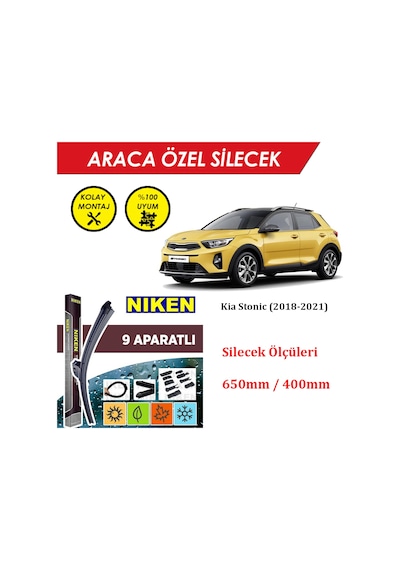 Kia Stonic Ön Cam Silecek Takımı 2018-2021